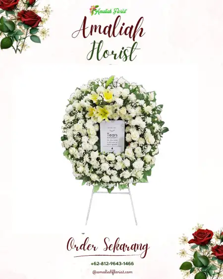 Krans Bunga Duka Pondok Pinang